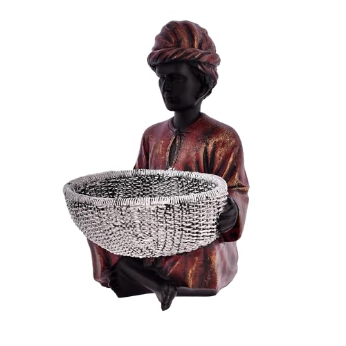 Deveie Crafts Resin Modern Art Men Statue for Living Room and Home Decor, Showpiece for Living Room, Table Décor (16 X 12 CM) - Deveie