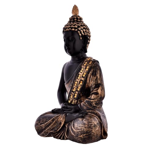 Deveie Crafts Blessing Samadhi Buddha Statue for Home Décor, Showpeice for Living Room, Sculpture for Table Décor (26 X 16 CM) - Deveie