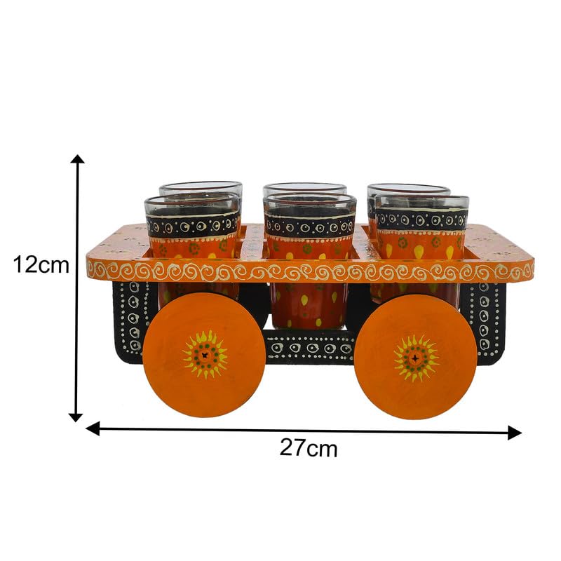 Deveie |Tea kettle home décor handmade handpainted oilpaint serving tray table décor - Deveie