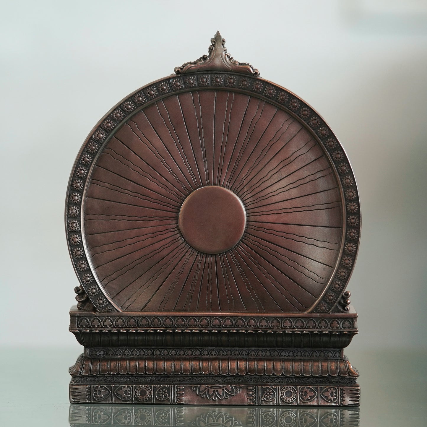 Deveie Crafts Sitting Lord Shiva Family Statue, Lord Shiva Family Idol Hindu God Figurine Ganesh, Parvati, Shiv Statue - 21 cm (Bronze, Copper) - Deveie