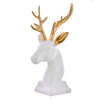 Deveie Crafts Deer Face Showpiece for Home Decor/Gifting/Living Room, Statue for Living Room, Table Décor (28X12 CM)