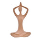 Deveie Crafts Resin Modern Art Yoga Lady Namaste Position Idol Figurine for Table Corner Living Room and for Home Decor, Showpiece for Decoration,(23 X 10 CM) - Deveie