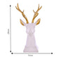 Deveie Crafts Deer Face Showpiece for Home Decor/Gifting/Living Room, Statue for Living Room, Table Décor (28X12 CM) - Deveie