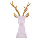 Deveie Crafts Deer Face Showpiece for Home Decor/Gifting/Living Room, Statue for Living Room, Table Décor (28X12 CM) - Deveie