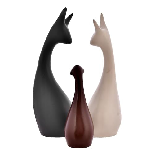Deveie Crafts Deer Family Antique Showpiece for Home Décor/Gifting/Living Room, Statue for Decoration, Table Décor (27X18 CM) - Deveie