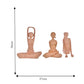 Deveie Crafts Resin Modern Art Yoga Lady Position Idol Figurine for Table Corner Living Room and for Home Decor, Showpiece for Decoration,(21 X 16 CM) B - Deveie