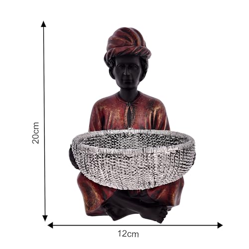 Deveie Crafts Resin Modern Art Men Statue for Living Room and Home Decor, Showpiece for Living Room, Table Décor (16 X 12 CM) - Deveie