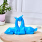 Deveie Crafts Lovely Sitting Deer Pain Antique Finish Statue Sculpture for Home Décor, Showpiece for Living Room, Table Décor (22X13 CM) - Deveie