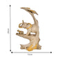 Deveie Crafts Elephant Family Statue Antique Design Sculpture for Home Décor, Showpiece for Living Room Table Décor (24 X 12 CM) - Deveie