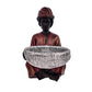 Deveie Crafts Resin Modern Art Men Statue for Living Room and Home Decor, Showpiece for Living Room, Table Décor (16 X 12 CM) - Deveie