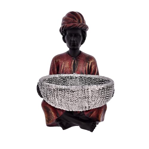 Deveie Crafts Resin Modern Art Men Statue for Living Room and Home Decor, Showpiece for Living Room, Table Décor (16 X 12 CM) - Deveie