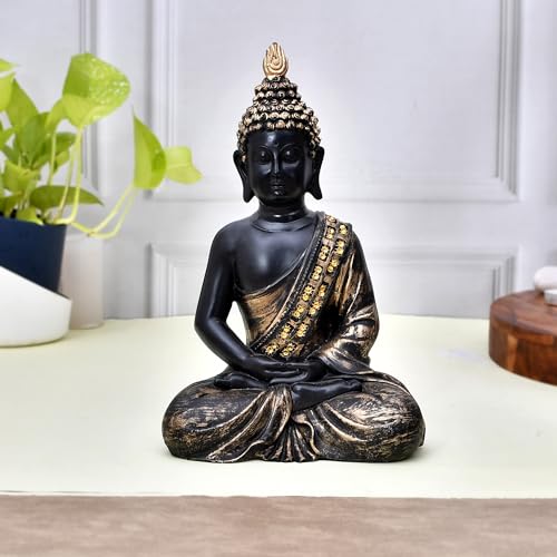 Deveie Crafts Blessing Samadhi Buddha Statue for Home Décor, Showpeice for Living Room, Sculpture for Table Décor (26 X 16 CM) - Deveie