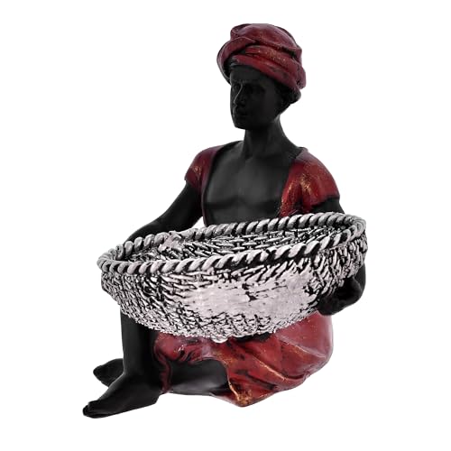 Deveie Crafts Resin Modern Art Men Statue for Living Room and Home Decor, Showpiece for Living Room, Table Décor (16 X 12 CM) - Deveie