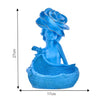 Deveie Crafts Resin Modern Art Decorative Lady with Basket Statue for Living Room and Home Decor, Showpiece for Decoration,(27 X 17 CM) - Deveie