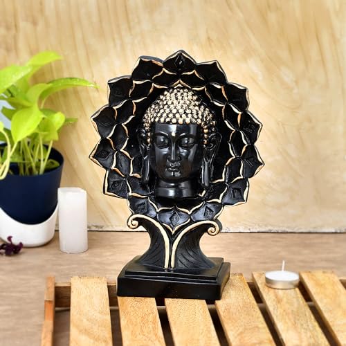 Deveie Crafts Buddha Statue for Home Décor, Showpiece for Living Room, Sculpture for Table Décor, (26 X 18 CM) - Deveie