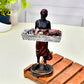 Deveie Crafts Resin Modern Art Standing Men Statue for Living Room and Home Decor, Showpiece for Living Room, Table Décor (25 X 16 CM) - Deveie