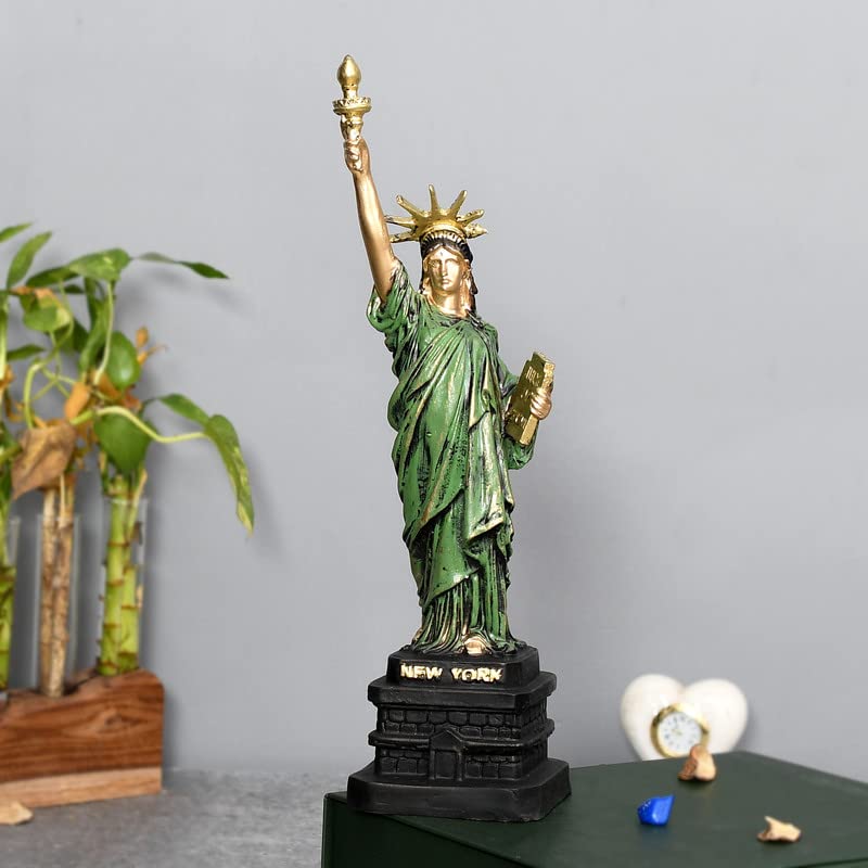 Handcrafted Resin Statue of Liberty Showpeice for Home Décor Lovable Designer Decorative Gift Item by Deveie Crafts - Deveie