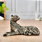 Deveie Craft Panther Sitting Position Antique Design Sculpture for Home Dcor, Showpiece for Living Room, Table Decor - Deveie
