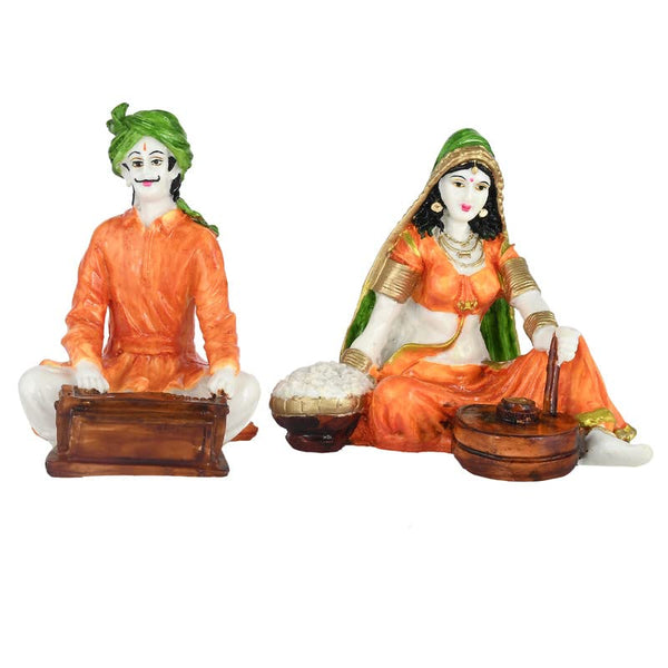 Handcrafted Resin Rajasthani Showpiece for Home Décor/Gifting/Table Décor by Deveie Crafts - Deveie