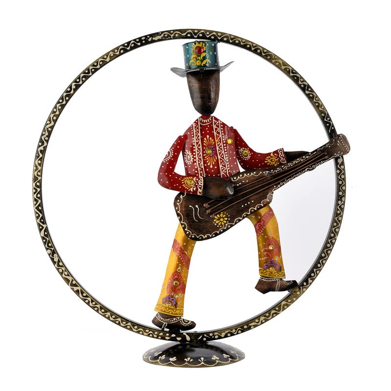 Handcrafted Metal Musician Showpeice for Home Décor/Gifting/Table Décor Lovable Designer Decorative Gift Item by Deveie Crafts