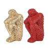 Handcrafted Set of 2 Resin Thinking Men Showpiece for Home Décor Lovable Designer Decorative Gift Item by Deveie Crafts