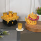 Deveie |Tea kettle home décor handmade handpainted oilpaint serving tray table décor - Deveie