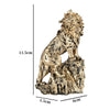 Handmade Resin Lion Showpeice for Home & Office Table Décor/Gifting/Table Décor by Deveie Crafts
