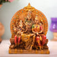 Handcrafted Resin Shiv Ganesh Parvati Showpiece for Home Décor/Gifting/Table Décor Lovable Designer Decorative Gift Item by Deveie Crafts - Deveie
