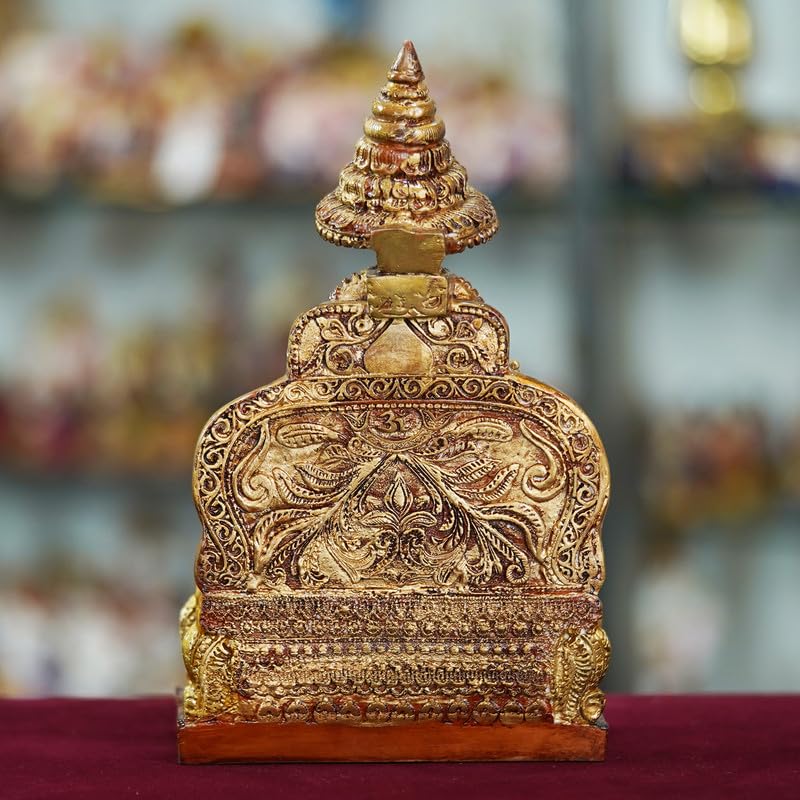 Deveie Crafts Marble Handmade Ganesh Ji Idol for Home Décor Decorations for Living Room Handcrafted Showpiece for Décor(10 INCHES Height) - Deveie