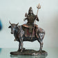 Deveie Crafts Idol Collections Large Shiva Idol Hindu God Shiva Sitting On Nandi Savaari (29.6cm Height X 25cm Width) - Deveie