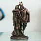 Deveie Crafts Beautiful Detailed Statue Radha Krishna Eternal Love Home Decor Gifts Decorative Showpiece - 30 cm (Polyresin, Brown) - Deveie