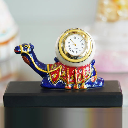 Deveie Crafts Dust Marble Camel table Clock for home décor - Deveie