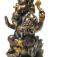 Deveie Crafts Brass Finish Ganesha Statue - Hindu God of Wisdom and New Beginnings - Deveie