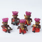 Handpainted Rajasthani Musician Set For Home Decor, Handcrafted Wooden Bawla Set, Ethnic Indian Art - Deveie