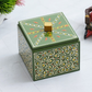 Wooden Dry Fruit Box for home decor, Handpainted snack box, chocolate box, Indian spice box, chocolate gift box, Handmade Gifts for her - Deveie