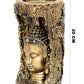 Deveie Crafts Serenity Illuminated: Handcrafted Buddha Lamp Showpiece for Home Decoration - Deveie