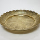 Deveie Crafts Brass Pooja Plate with Intricate Floral Design, Brass Pooja Thali, Diwali Pooja Plate. - Deveie