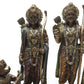 Deveie Crafts Ramdarbar Statue, Lord Rama, Lord Hanuman, Lord Lakshman, Sita Mata, Rama family statue, Hindu Gods statue, Ram With Hanuman - Deveie