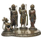 Deveie Crafts Ramdarbar Statue, Lord Rama, Lord Hanuman, Lord Lakshman, Sita Mata, Rama family statue, Hindu Gods statue, Ram With Hanuman - Deveie