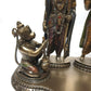 Deveie Crafts Ramdarbar Statue, Lord Rama, Lord Hanuman, Lord Lakshman, Sita Mata, Rama family statue, Hindu Gods statue, Ram With Hanuman - Deveie