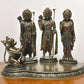 Deveie Crafts Ramdarbar Statue, Lord Rama, Lord Hanuman, Lord Lakshman, Sita Mata, Rama family statue, Hindu Gods statue, Ram With Hanuman - Deveie
