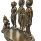 Deveie Crafts Ramdarbar Statue, Lord Rama, Lord Hanuman, Lord Lakshman, Sita Mata, Rama family statue, Hindu Gods statue, Ram With Hanuman - Deveie