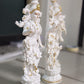 Deveie Crafts Radha Krishna Statue, White Marble Radha Krishna Idol - Handcrafted Statue of Radha and Krishna for Home Pooja or Decor. - Deveie