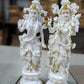Deveie Crafts Radha Krishna Statue, White Marble Radha Krishna Idol - Handcrafted Statue of Radha and Krishna for Home Pooja or Decor. - Deveie