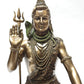 Deveie Crafts Shiva Statue in Dhyana Mudra, Lord Shiva Statue, Big Bonded Bronze Shiva Statue, Bronze Finish Shiva Idol, Blessing Siva Idol (27 cm) - Deveie