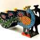 Deveie Crafts Graceful Harmony: Handcrafted Wooden Peacock for Home Decor, Multipurpose Box, Peacock Wooden Dry Fruit Box, Wedding and Corporate Gifts - Deveie
