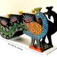 Deveie Crafts Graceful Harmony: Handcrafted Wooden Peacock for Home Decor, Multipurpose Box, Peacock Wooden Dry Fruit Box, Wedding and Corporate Gifts - Deveie